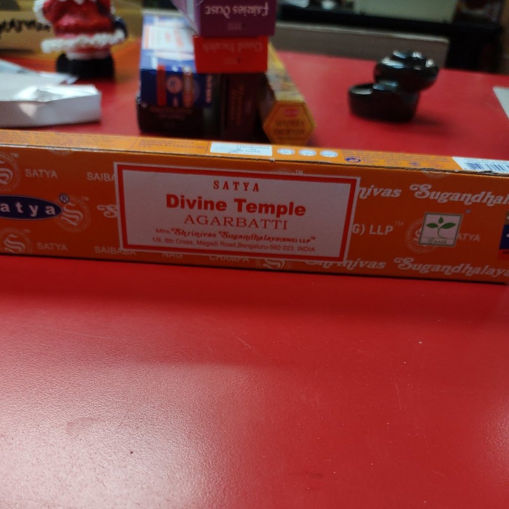 Incense Sticks - DIVINE TEMPLE from Satya - two packages